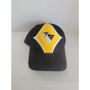 Starter Men's Black Yellow NHL Pittsburgh Penguins Wool Blend Hat OS NWOT